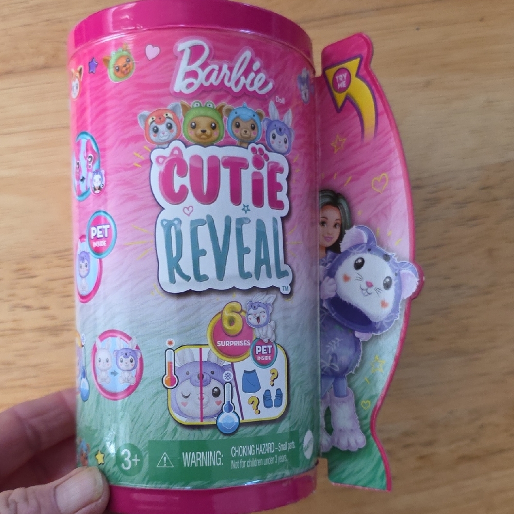 Barbie Cutie Reveal Doll - Pink and Purple